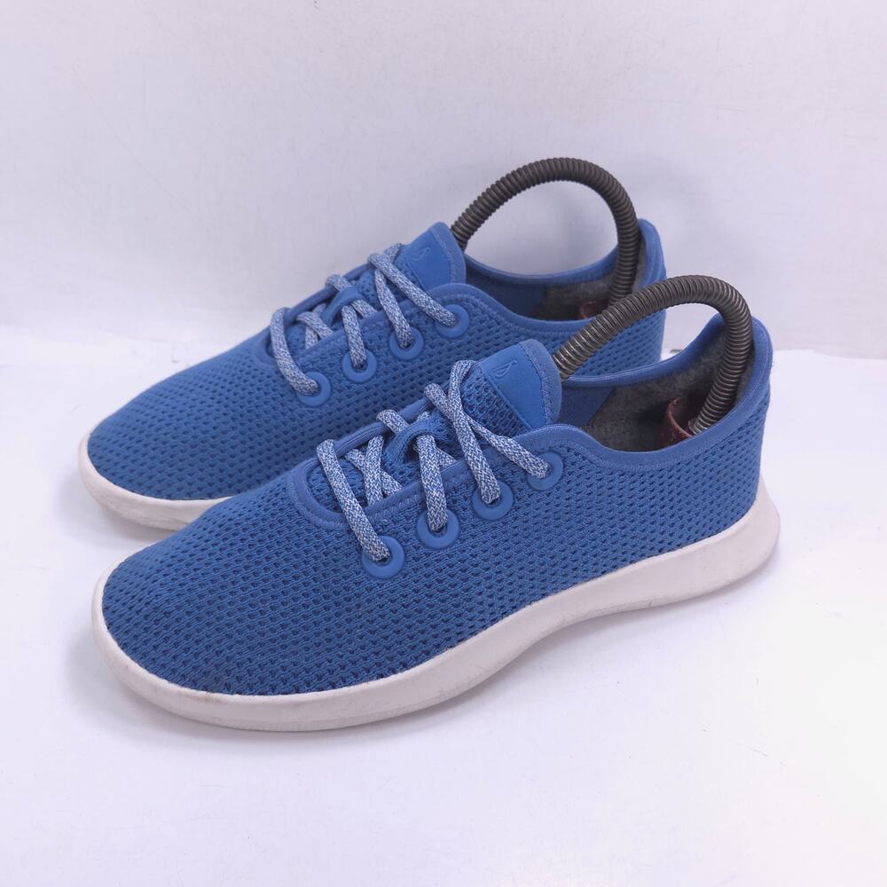 Allbirds Tree Runner Athletic Lace Up Running Shoe Womens Size 6 Blue